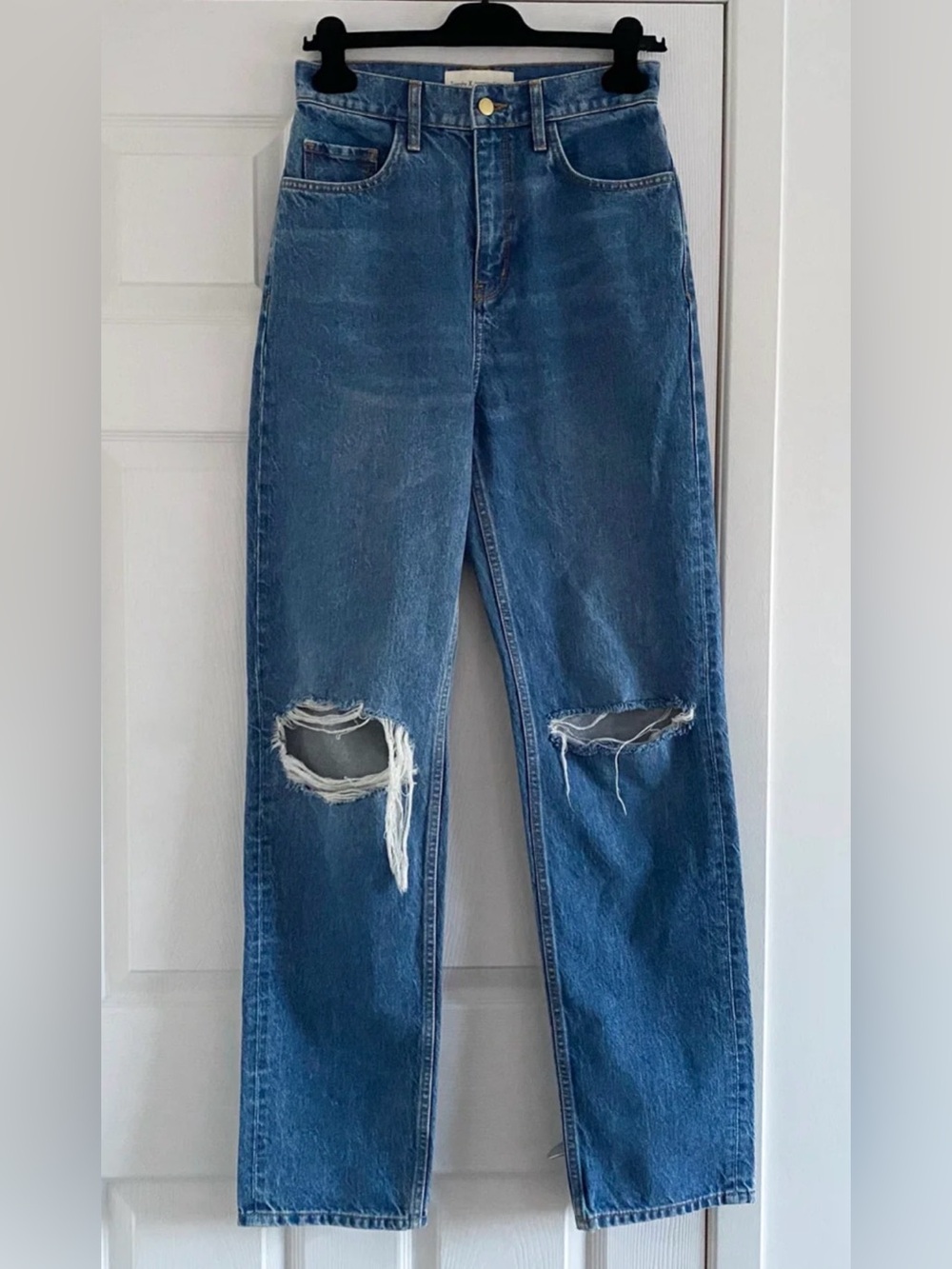 Triarchy x Josephine Skriver High Waisted Blue Jeans NWT - Picture 3 of 11